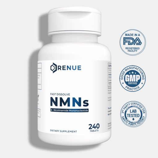 Fast Dissolve NMNs tablets from Renue By Science