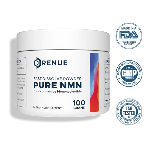fast dissolve powder pure NMN, 100 grams by renue by science