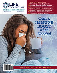 Life Extension Health Magazine December 2020 edition