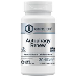 Life Extension's anti-aging and longevity supplement, Geroprotect Autophagy Renew, 30 vegetarian capsules