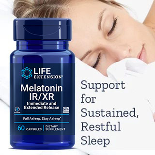 melatonin support for sustained, restful sleep