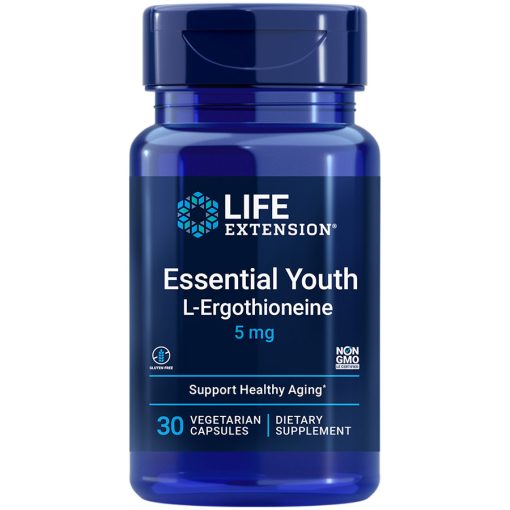 Essential Youth L-Ergothioneine, 5 mg, 30 vegetarian capsules