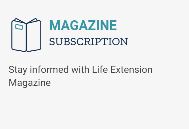 Subscribe to life extension magazine