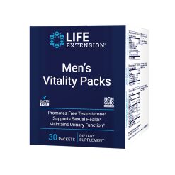 Men’s Vitality Packs, tailored nutrition in on-the-go packs