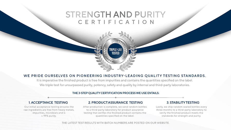Pure NMN Powder Purity Certificates