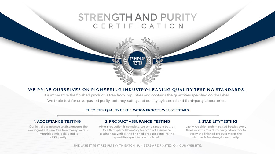 Pure NMN Powder Purity Certificates