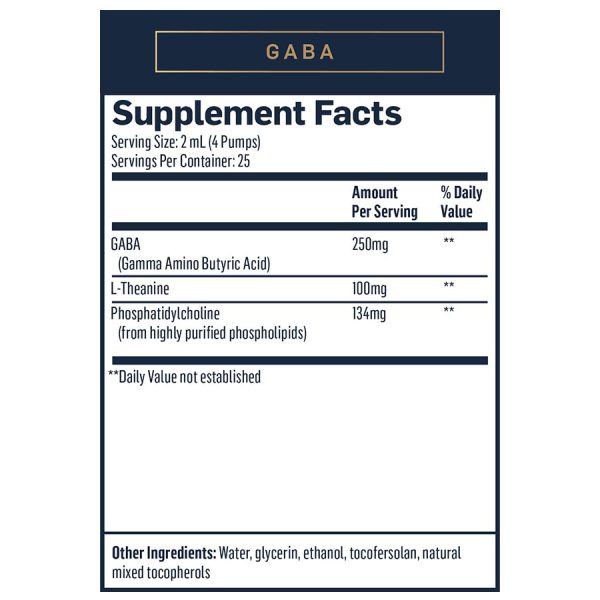 GABA with LTheanine 50 mL pump spray Life Extension Australia