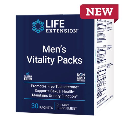 Men's Vitality Packs, 30 packs, from life extension, supports sexual health, testosterone & prostate health
